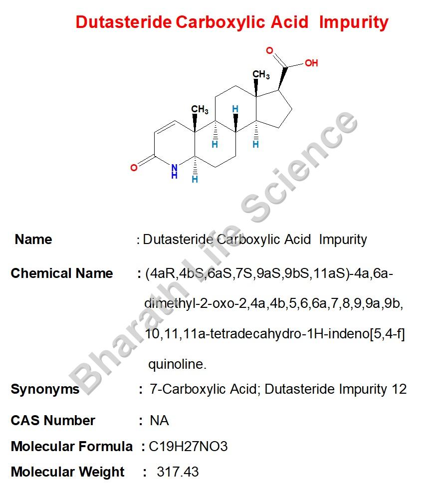 Dutasteride Carboxylic Acid  Impurity 